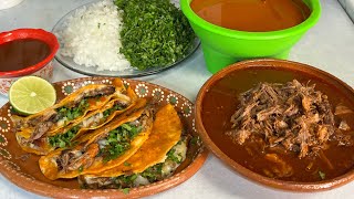 🔴así quedó la birria y preparamos unas quesa birria en vivo