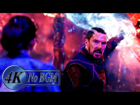 Defender Strange Dies Saving America Fight Scene [No BGM] | Dr. Strange in the Multiverse of Madness