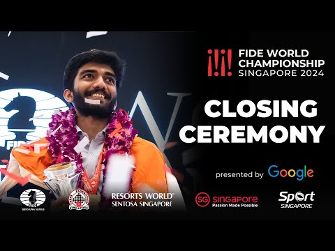 Gukesh D is crowned the 18th World Champion! | Closing Ceremony Highlights