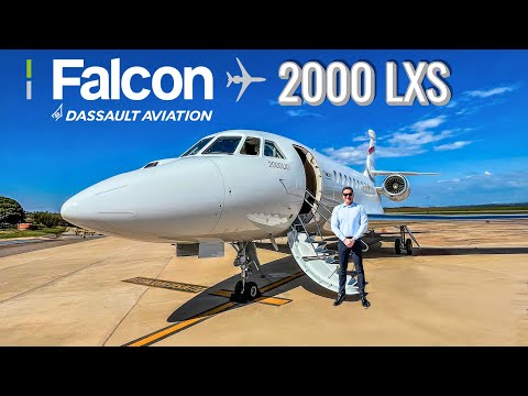Voamos o FALCON 2000 - TUDO sobre o AVIÃO francês que é um grande SUCESSO mundial
