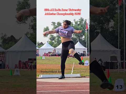Shot Put || Womens || 85th All India Inter university athletics championship 2025