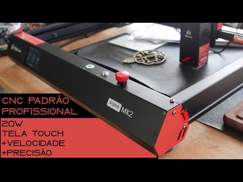 Que CNC FANTÁSTICA - Meus presentes de Natal estão prontos! - AlgoLaser Alpha MK2