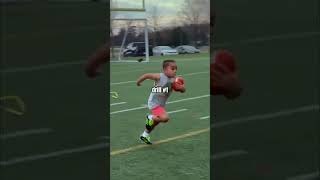 Training my younger brother  🏈🙌 #shorts