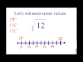 Estimating Square Roots and Irrational Numbers