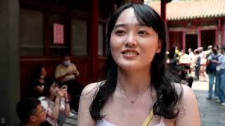 YouTube video thumbnail: Taiwan Fans Seek Divine Help for BTS Concert Seats