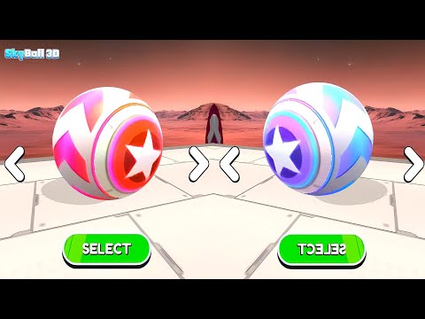 🚀🚀Sky Rolling Ball 3D Vs Video Reversed Gameplay SpeedRun New Update🔥(Part 90)