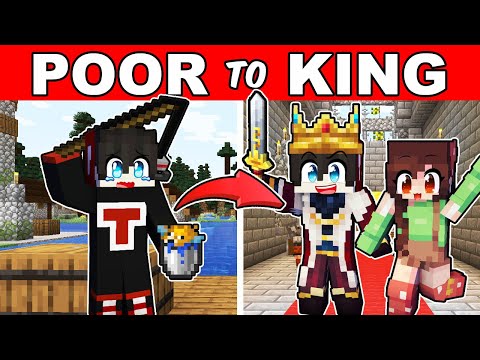 Poor TankDemic To Royal KING In Minecraft ( Tagalog )