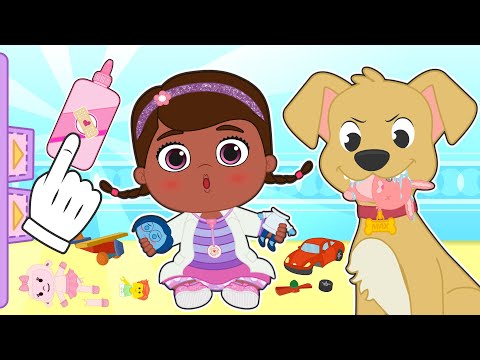 BEBÉS ALEX Y LILY 🧸💉 ¡Misión de Emergencia! Curamos Juguetes con con la Doctora Luna