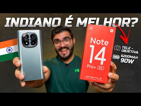 COMPREI para PROVAR que o Redmi Note 14 PRO plus INDIANO é MELHOR que o GLOBAL (comparei os 2)