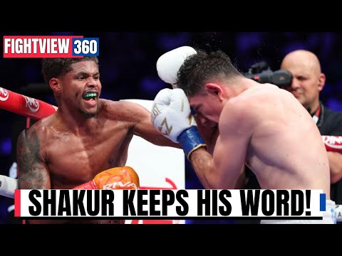 He DIDN'T RUN 😤! Shakur & Zepeda go TOE 2 TOE! Stevenson Mayweather Comparisons?