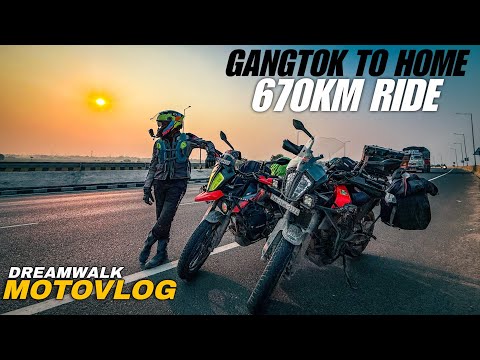 670KM Ride করলাম মাত্র 13 ঘন্টায় ✌️ GANGTOK TO BONGAON | SIKKIM BIKE TOUR |  BENGALI MOTOVLOG