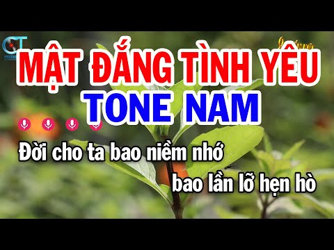 Karaoke Mật Đắng Tình Yêu Tone Nam ( Em ) Nhạc Sống Mới || Karaoke Tuấn Kiệt