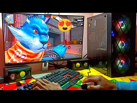 Intel i5 🖥️ High Graphics 🎋 Sitting Gameplay Lone Wolf 1 Vs 1 No Internet 🛜 prank in free fire 🔥