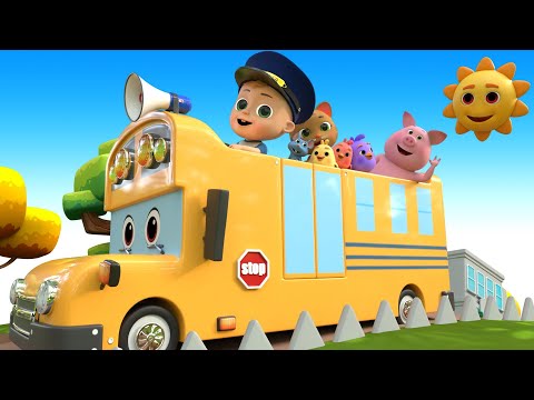 Wheels on the Bus | Nursery Rhymes & Kids Songs