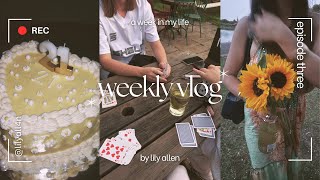 weekly vlog ep.3: birthday celebrations, tan lines & summer nights