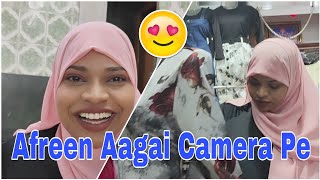 Aaj face reveal kr diya 😂 Afreen ka reaction