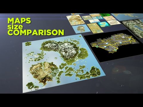 Video game MAPS - 3D comparison (2016)