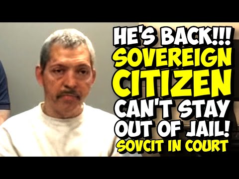 HE'S BACK! Sovereign Citizen Can't Stay Out Of Jail!!! Eric Martin Is Back In Court!!!