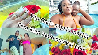 Vin ouvè Kado madan marye bag nan Dwèt avèk Mwen guys 😂💍🥰