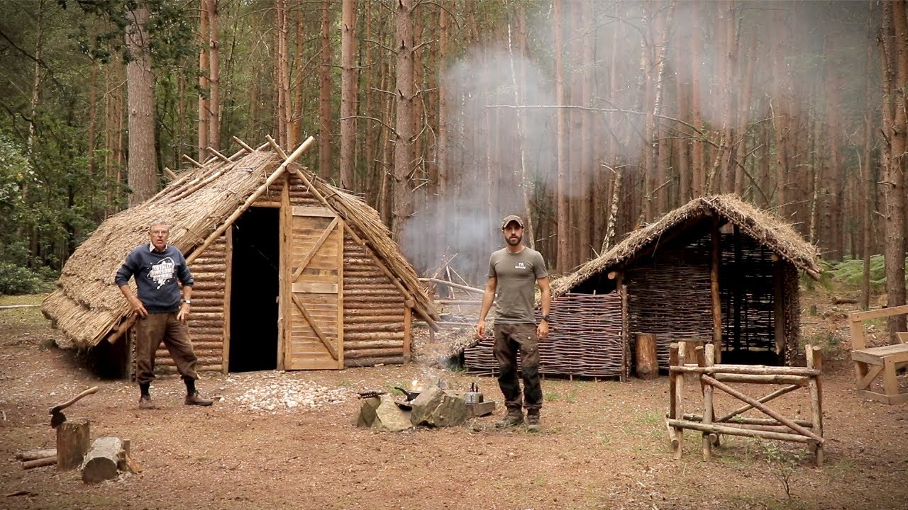 Bushcraft & Fishing - Catch & Cook Over The Fire at The Saxon Camp