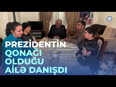 Prezidentin Xocalıda görüşdüyü Orucovlar ailəsi