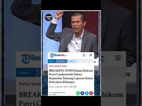 Hotman Paris:Pertanyaanya, Sewaktu pelecehan Bu Putri C bisa melapor,Knp sudah diperiksa tidak bisa?