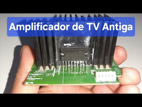 Como remover Amplificador de Som de TV Antiga