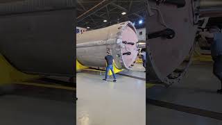 Flown Titan II tank returns to Cape Canaveral