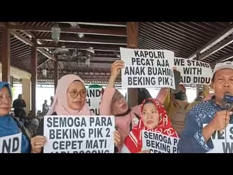 LIVE!! 💥300 MASSA KAWAL SAID DIDU DI POLRES TANGERANG "SERUKA TANGKAP AGUAN"