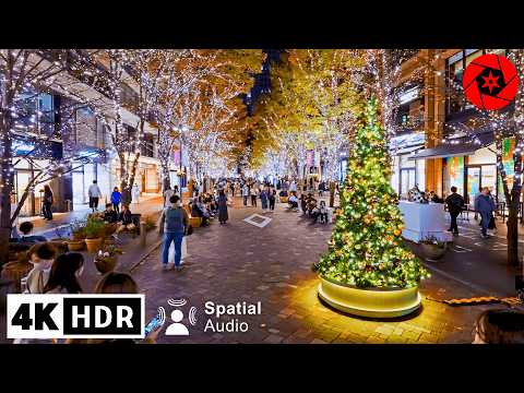 A Night Exploring Tokyo's Early Christmas Lights 2024 - 4K HDR