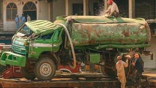 Completely Destroyed Diesel Tanker Restored – Like Brand New!