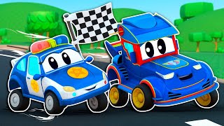 The Great Race in Car City 🚗 Vehicles Cartoon for Kids | Super Truck