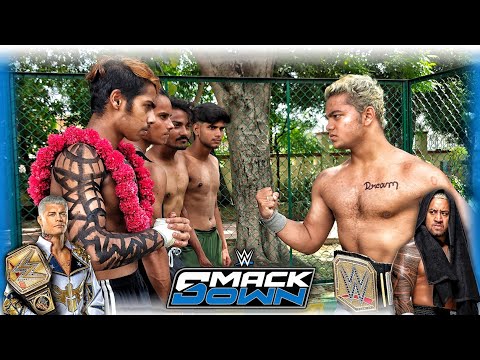 WWE - Cody Rhodes vs Solo Sikoa Steel Cage Match | SmackDown 2024 | Backyard Wrestling