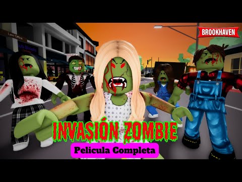 INVASIÓN ZOMBIE - Pelicula Completa | Mini Pelicula | Brookhaven rp🏡historia de roblox