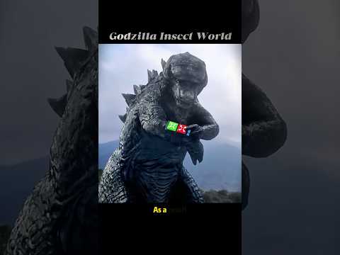 Godzilla became smaller than an ant and could only be observed with a microscope.🤣😂😃
