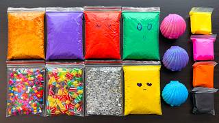 Oddly Satisfying Slime Making with Bags Clay and Lip Balm