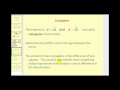 Multiplying Radicals and Conjugates