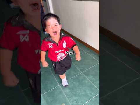 Child started crying after seeing his father #shortvideo