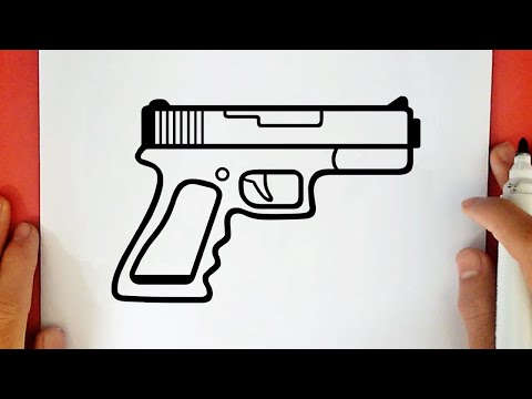 COMO DESENHAR UMA PISTOLA | GLOCK