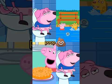 Did you like this one george's poop style??#gaming#funny#shortvideo