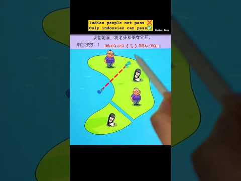 Cut the Land Equal to Beauty and Old Man #shorts #youtubeshorts #gaming