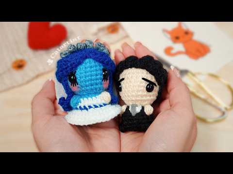 Halloween Amigurumi 👻 Victor y Emily Crochet Tutorial paso a paso | Corpse Bride 💙