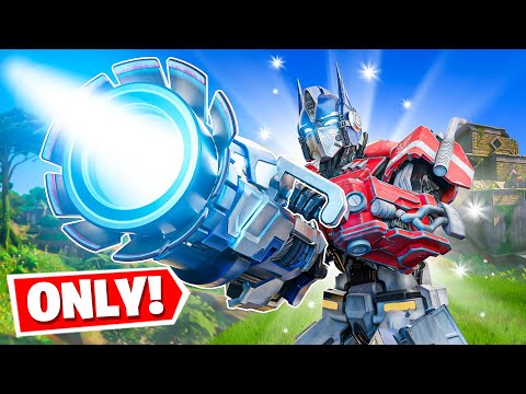 CYBERTRON CANNON ONLY In FORTNITE!