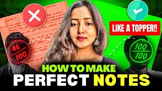 How to Make BEST Notes! Score 95+ 🤯🔥Shubham Pathak #class10 #class11 #class12 #studytips