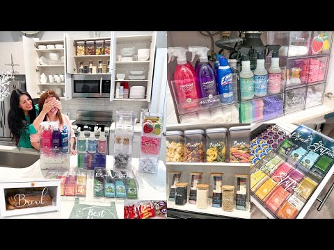 *EXTREME TRANSFORMATION* Kitchen Organization | Kitchen Deep Clean, Declutter and Restock