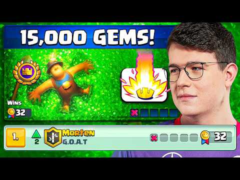 I AM #1 WORLD IN 15000 GEMS TOURNAMENT!  🌎🥇 - Clash Royale