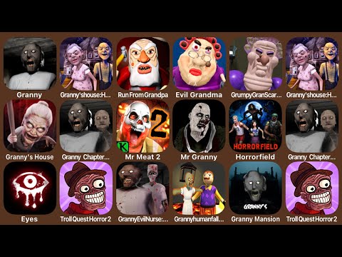 Granny, Granny's House, Run From Grandpa, Evil Grandma, Grumpy Gran Scary Horror...
