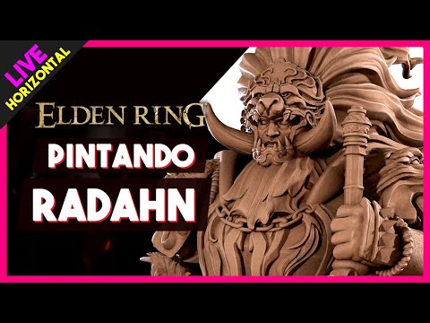 Pintura DISPLAY do Starscourge RADAHN de ELDEN RING na Horizontal