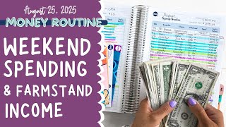 Money Routine | Weekend Spending + Farmstand Income
