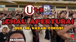 DESDE LA TRIBUNA | Universitario 1 vs 2 Alianza Atlético | reacción | fecha 12 Apertura